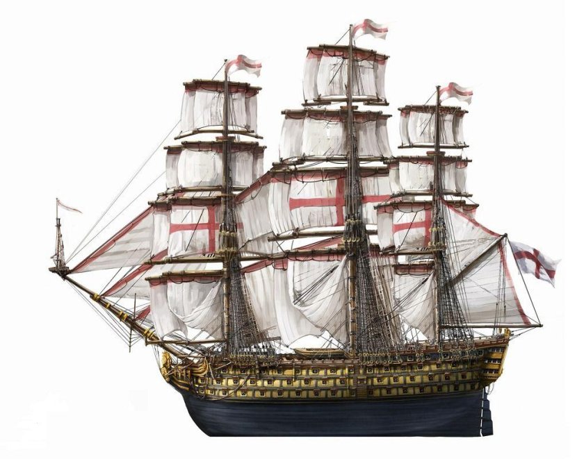 Парусный корабль мановар