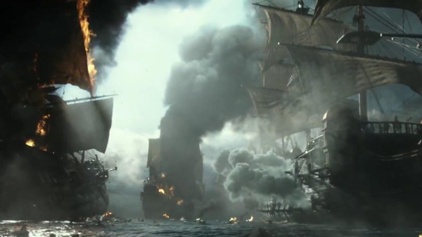 Корабль Салазара из пиратов Карибского моря