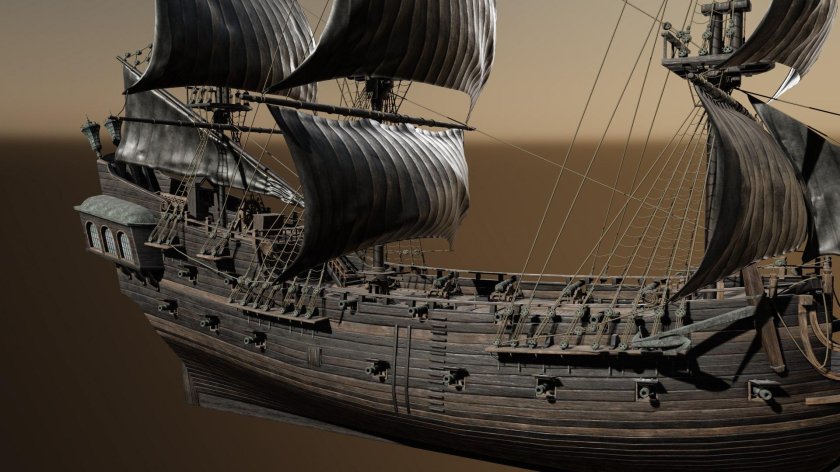 Галеон черная Жемчужина