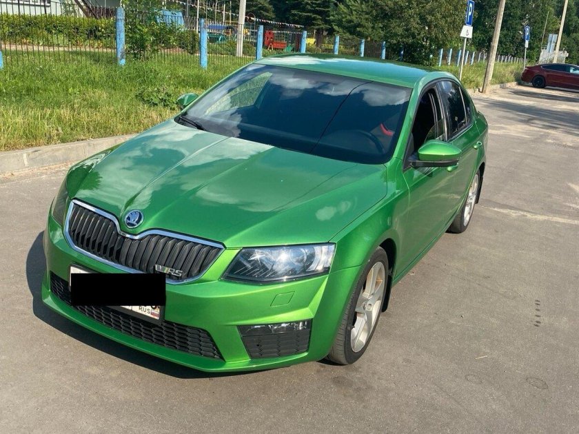 Skoda octavia rs green 2020