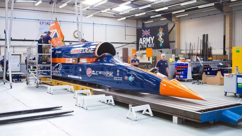 Bloodhound Land Speed record car