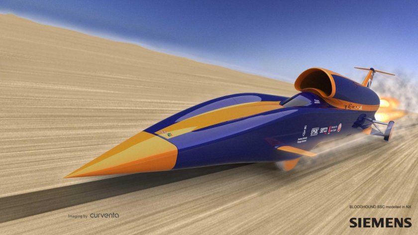Машина Bloodhound SSC