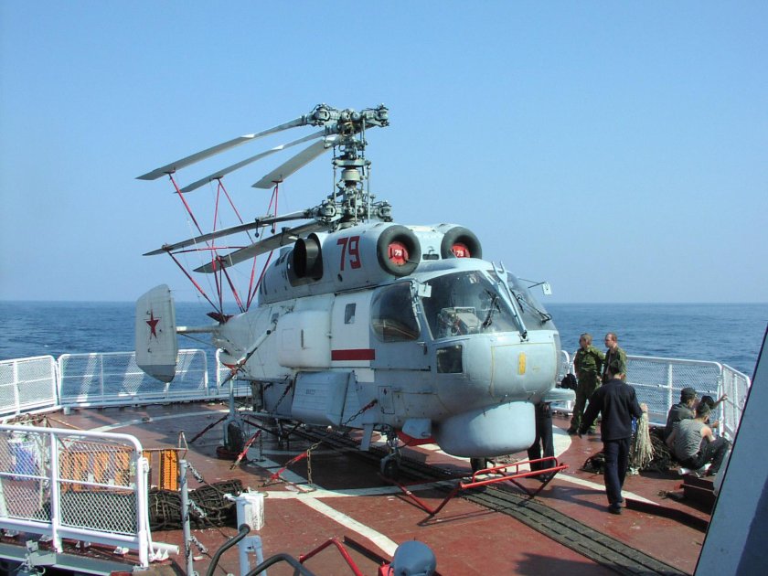 Крейсер Москва вертолетная площадка