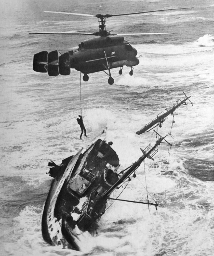 Тонущие корабли СССР