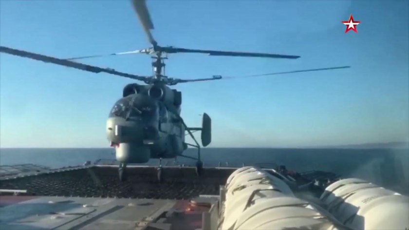 Ка-27 на палубе