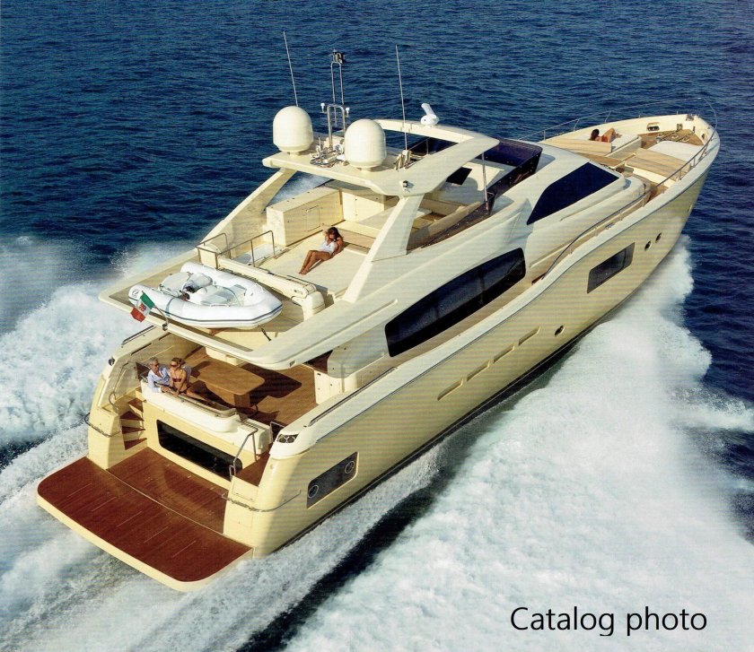 Яхта Ferretti altura 840