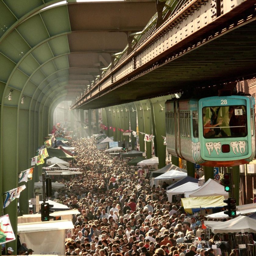 Вуппертальский монорельс Германия