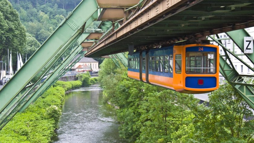 Город Вупперталь в Германии
