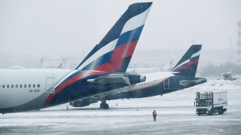 Самолёт аэрофлота в шереметьево