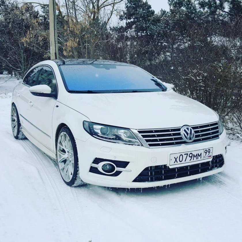 Volkswagen Passat cc белый
