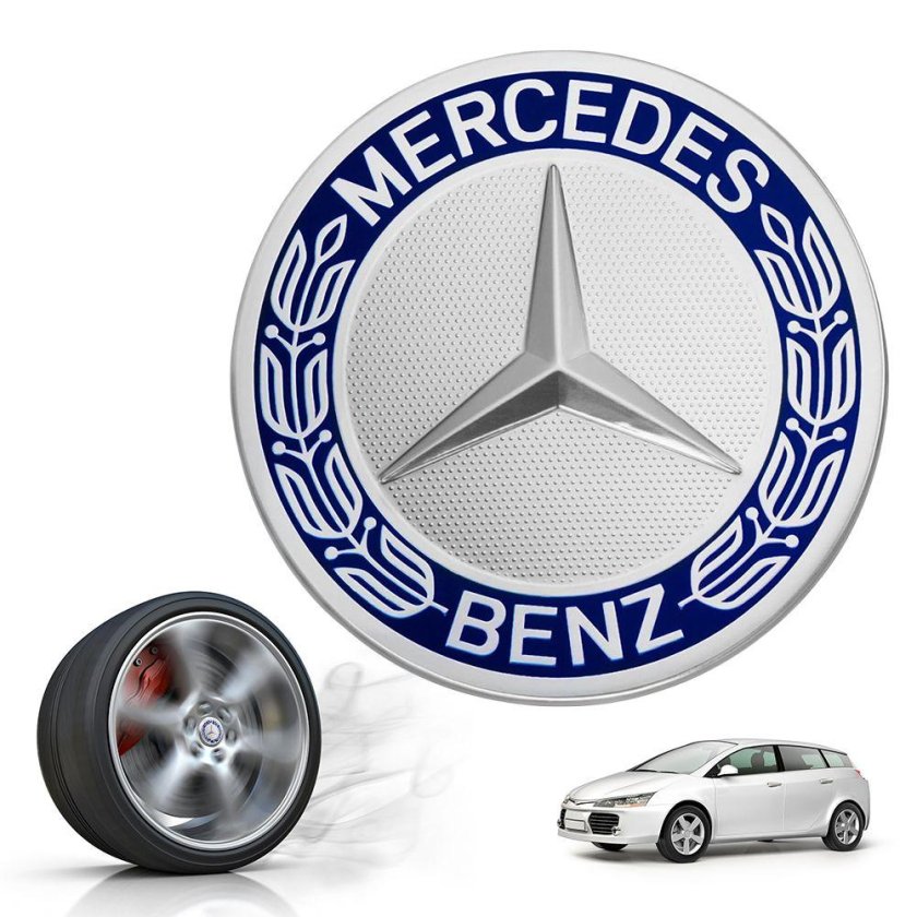 Заглушка на литой диск мерседес