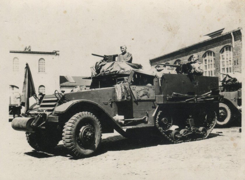 БТР м3 Скаут в красной армии