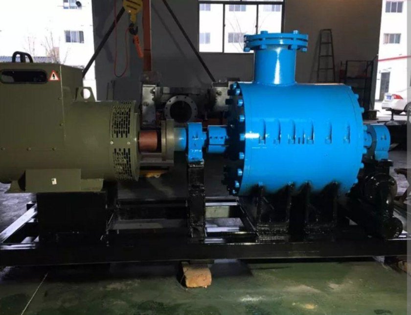 Паровая турбина электрогенератор 10квт