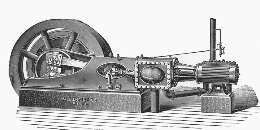Паровой двигатель 18 века