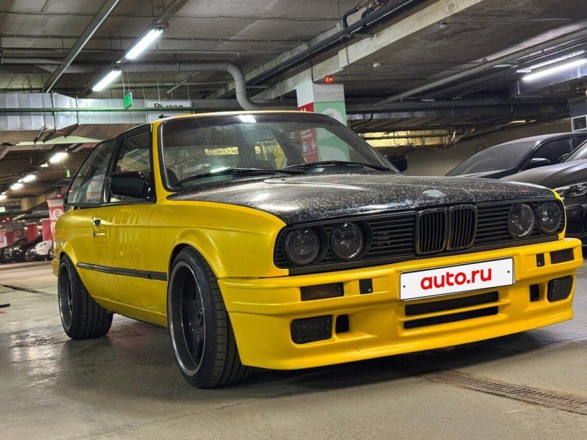 Bmw e30 желтая