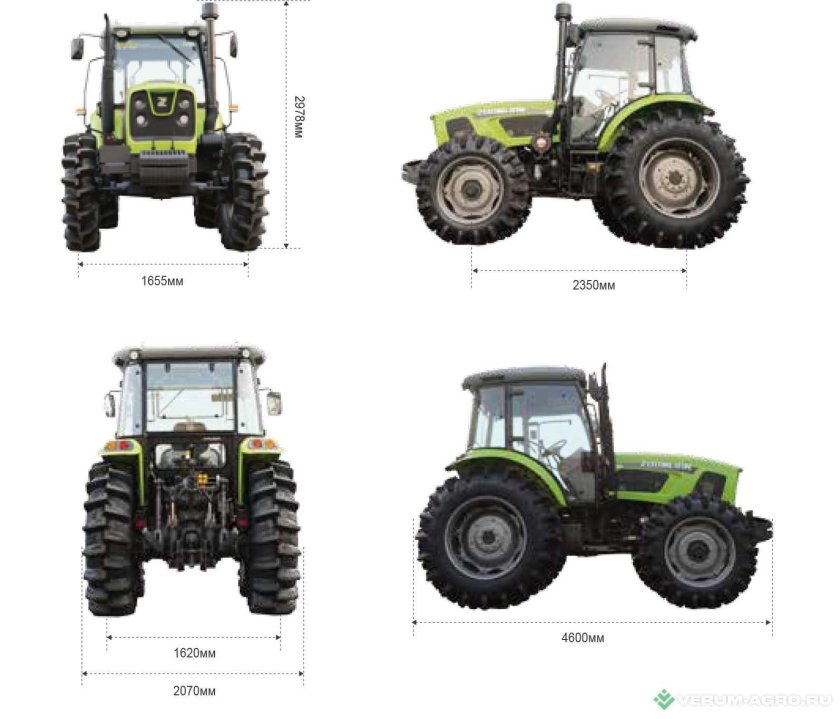 Трактор Zoomlion rn904