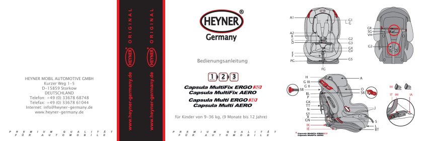 Автокресло Heyner capsula Multifix Ergo 3d
