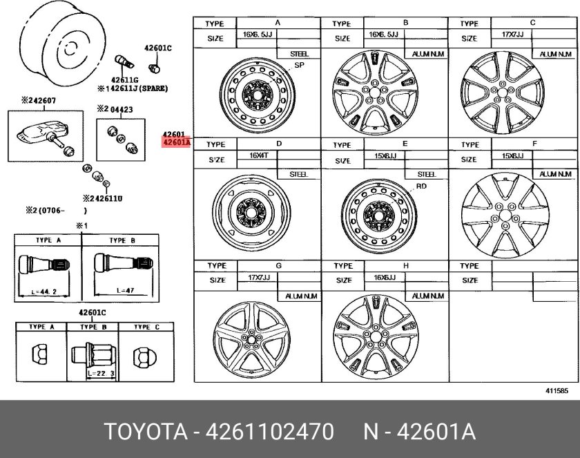 Королла 150 разболтовка колес