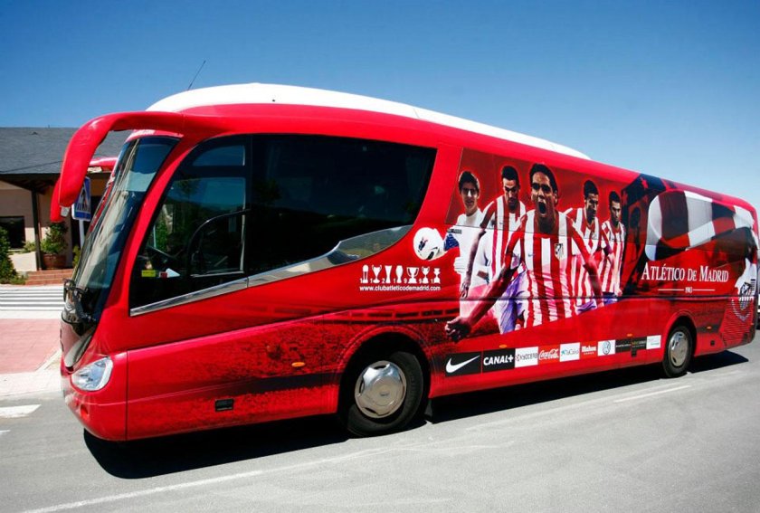 Автобус Атлетико Мадрид
