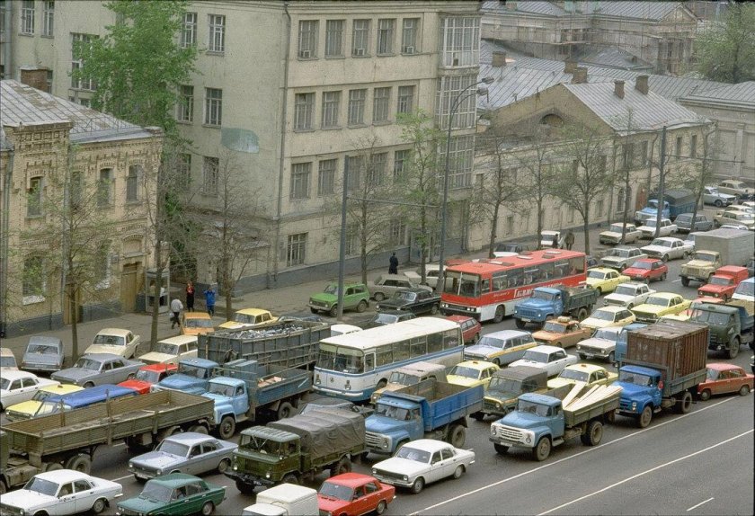 Смоленский бульвар Москва 1989
