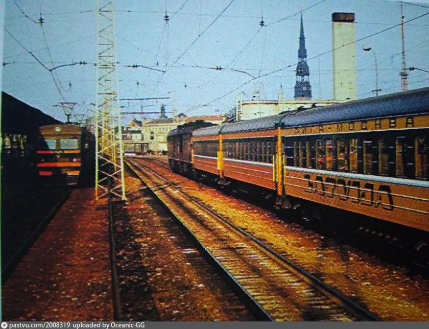 Поезд ленинград рига