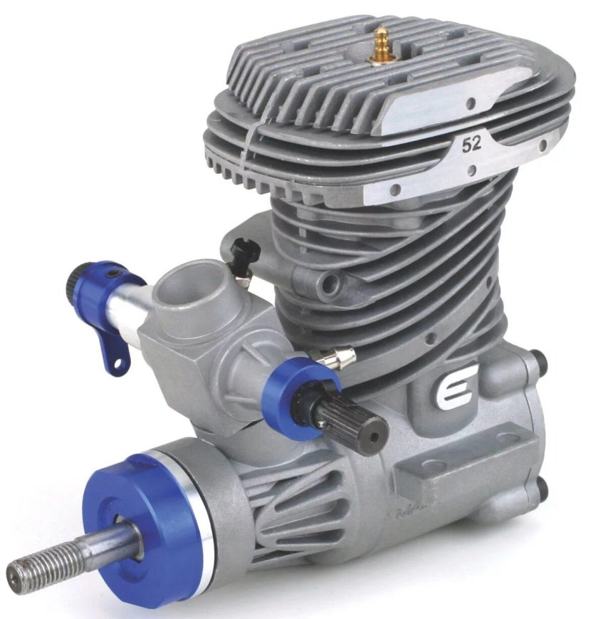 Двухтактный авиамодельный двигатель Evolution .40nx с глушителем