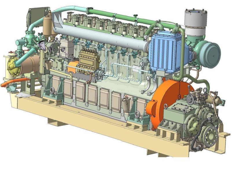 Судовой дизель Skoda 6l275pn