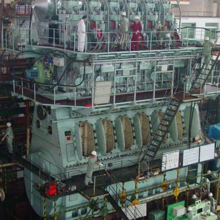 Судовой дизель man b w 6l42mc