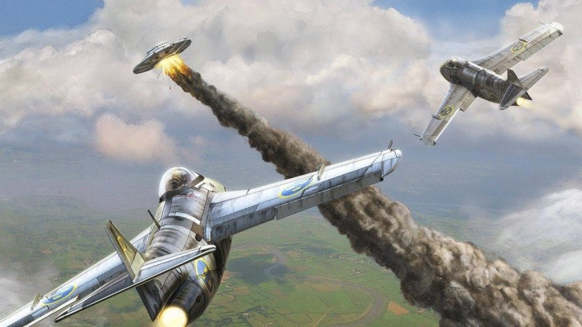 Воздушный бой с НЛО