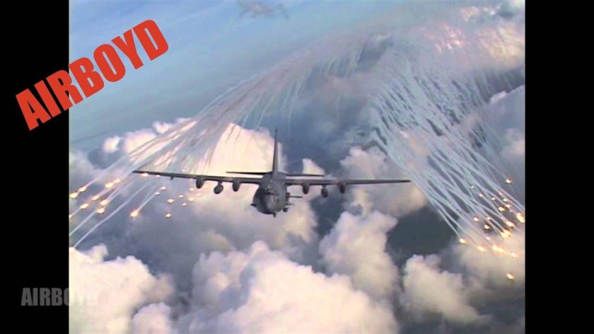 Летающая батарея lockheed ac-130