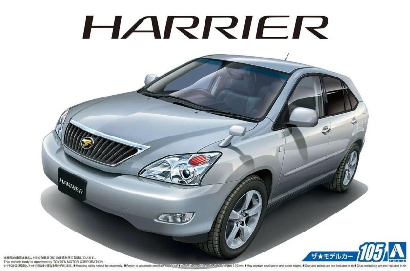 Сборная модель Toyota gsu30w Harrier 350g Premium l package '06 the model car no.105