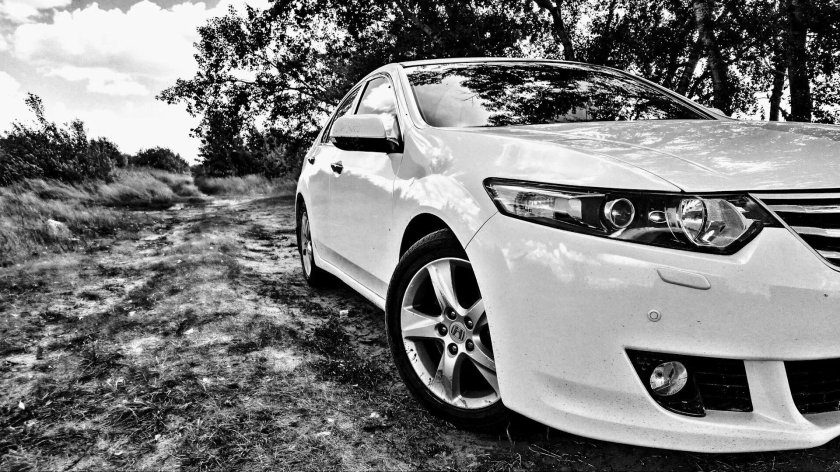 Хонда Аккорд белая