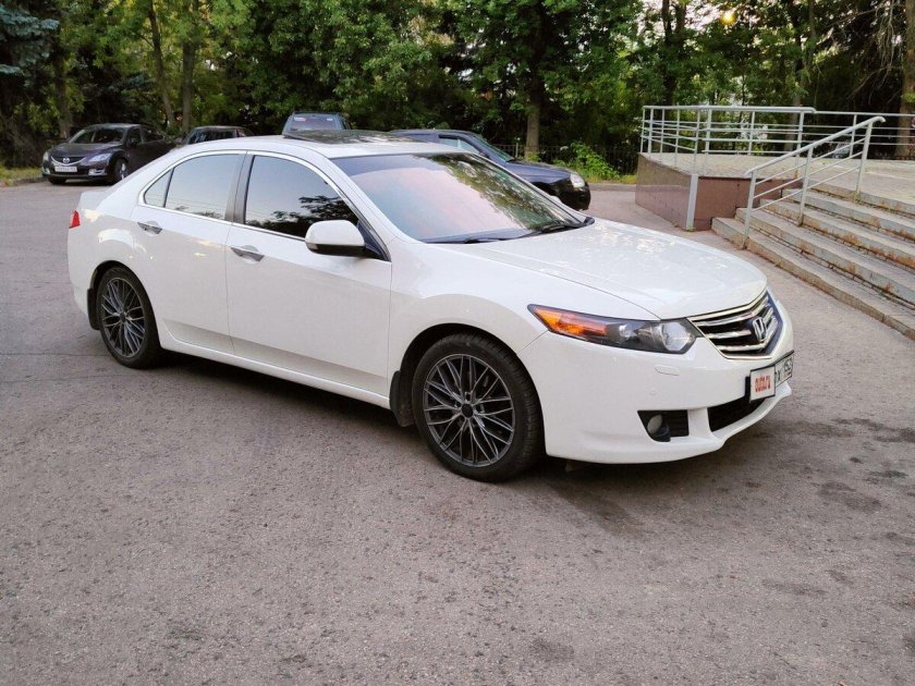 Хонда аккорд 2008 года белая