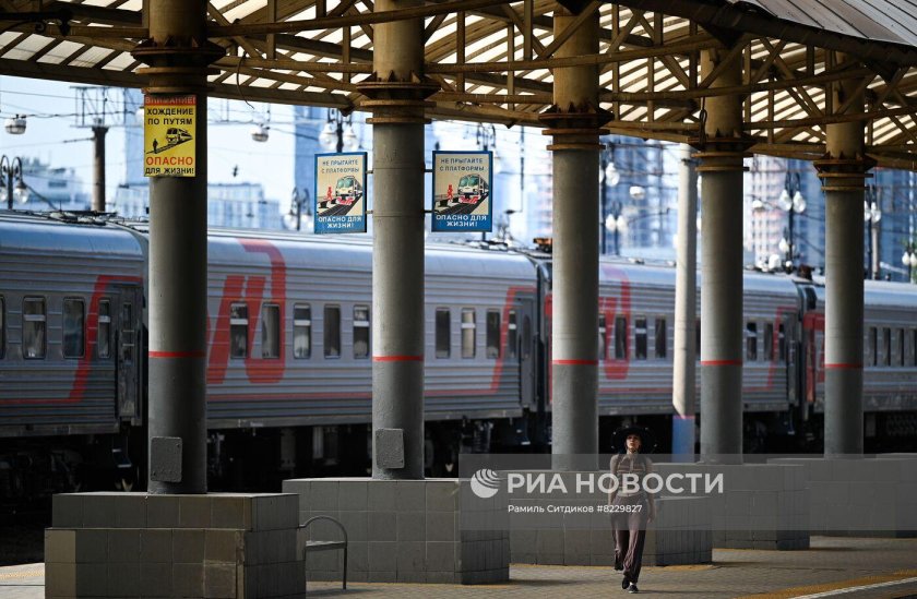Киевский вокзал Москва перрон