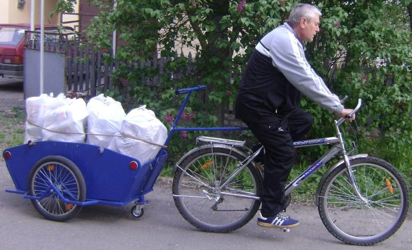 Велотележка велоприцеп