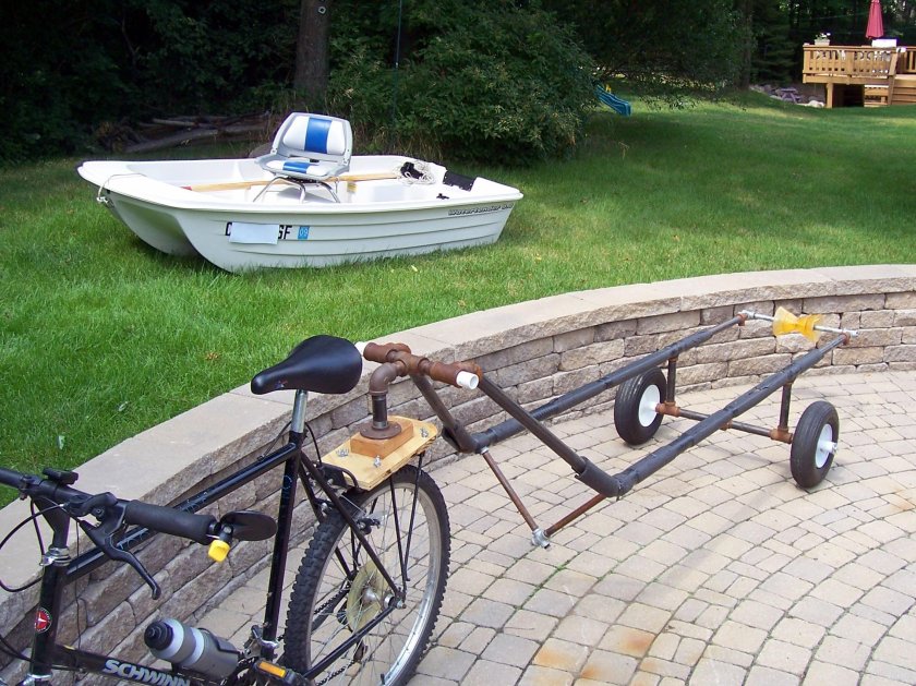Телега для лодки