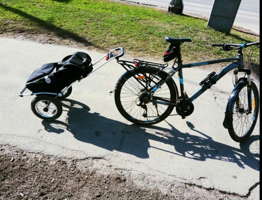 Тележка Andersen с велосипедом