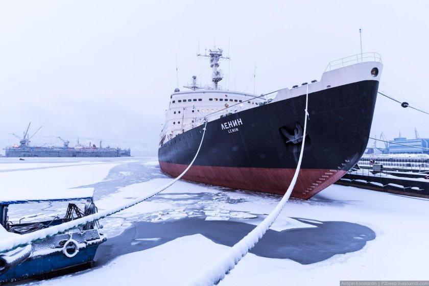 Ледокол Ленин Мурманск