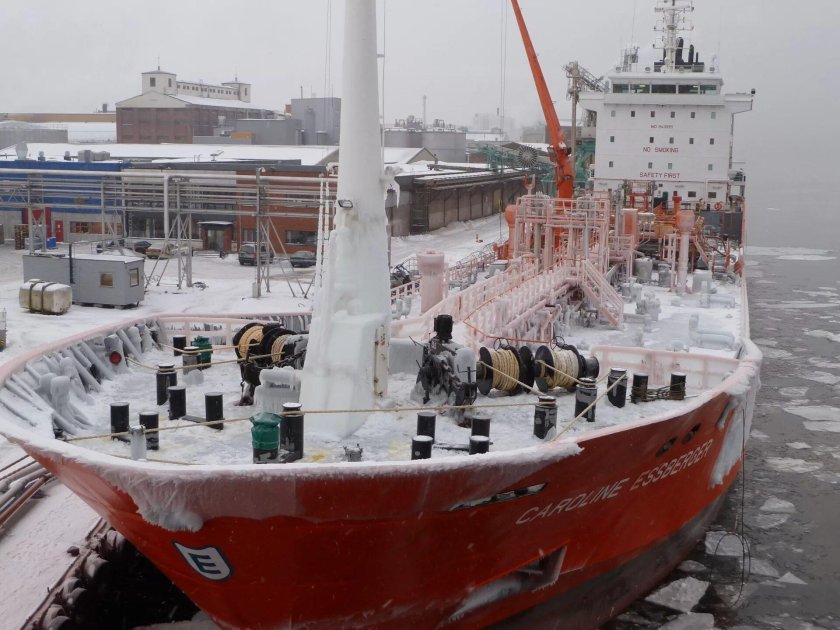 Обледенение судна