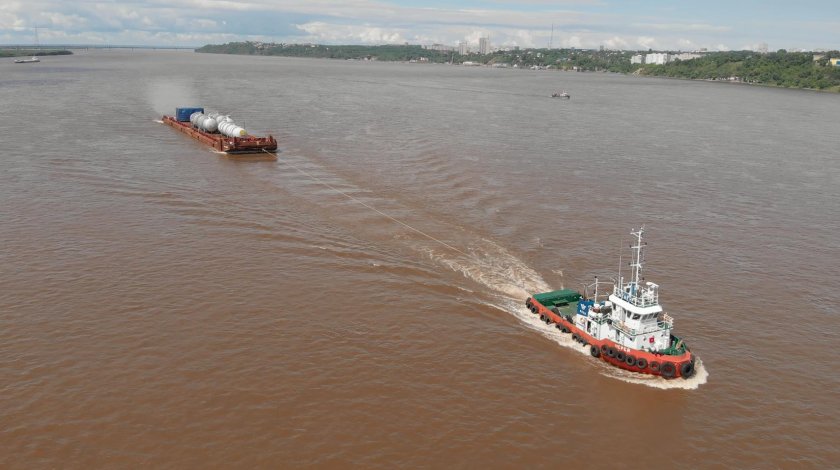 Баржа Хабаровск