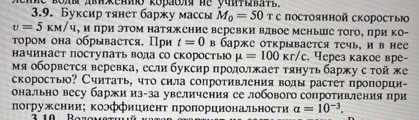 Сила сопротивления воды