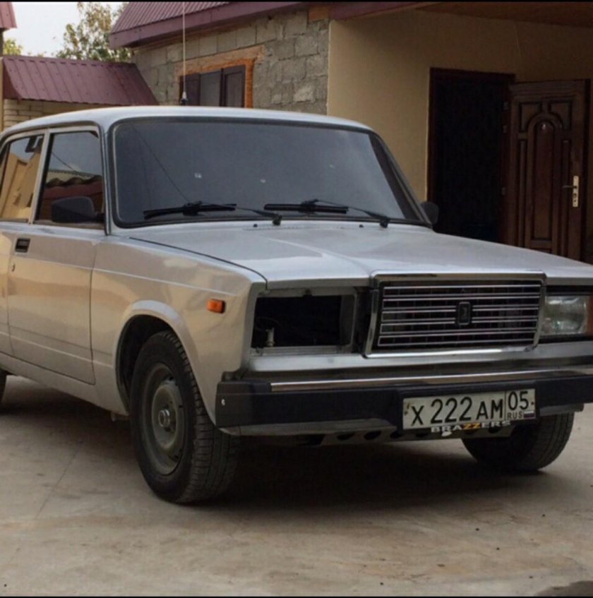 ВАЗ 2107 опер стайл белая