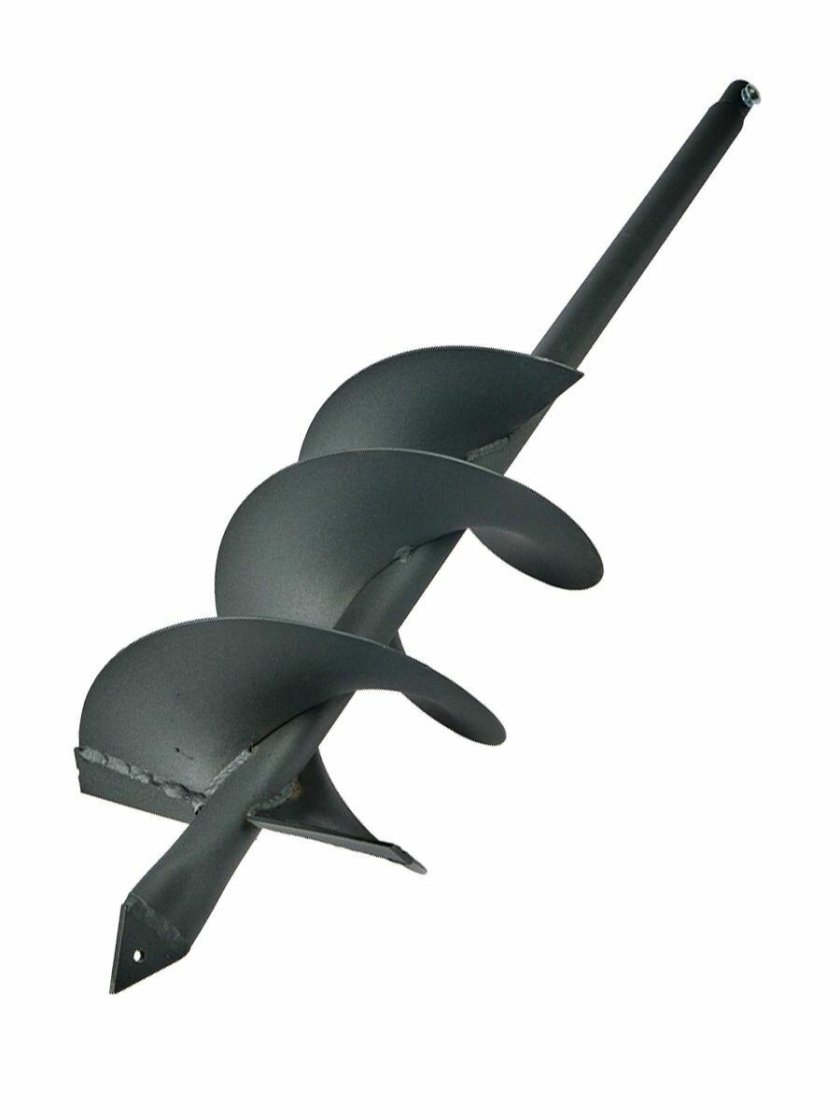 Шнек для мотобура вал 20мм 40х800