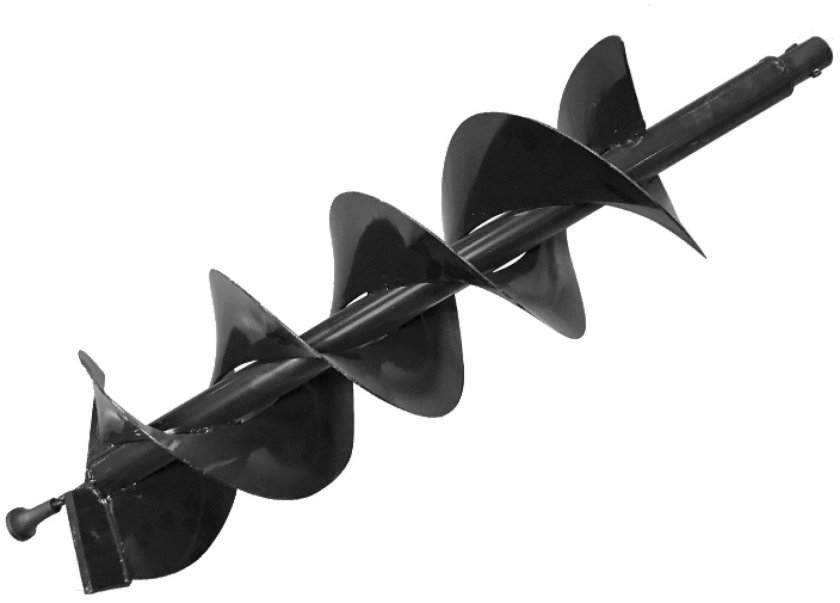 Шнек д/грунта Carver GDB-150/2 двухзаходный (d пос=20мм, d=150мм, l=80см)