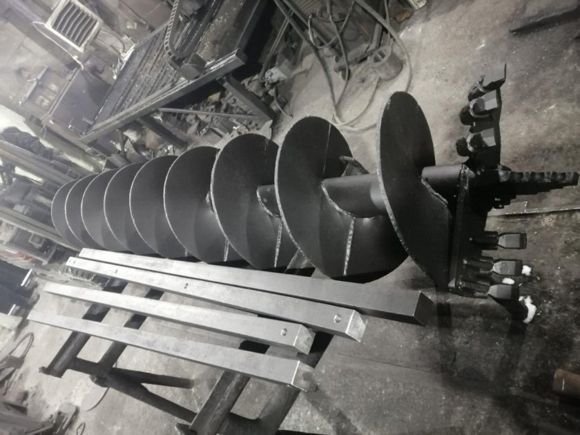 Земляной шнек бур 60 мм