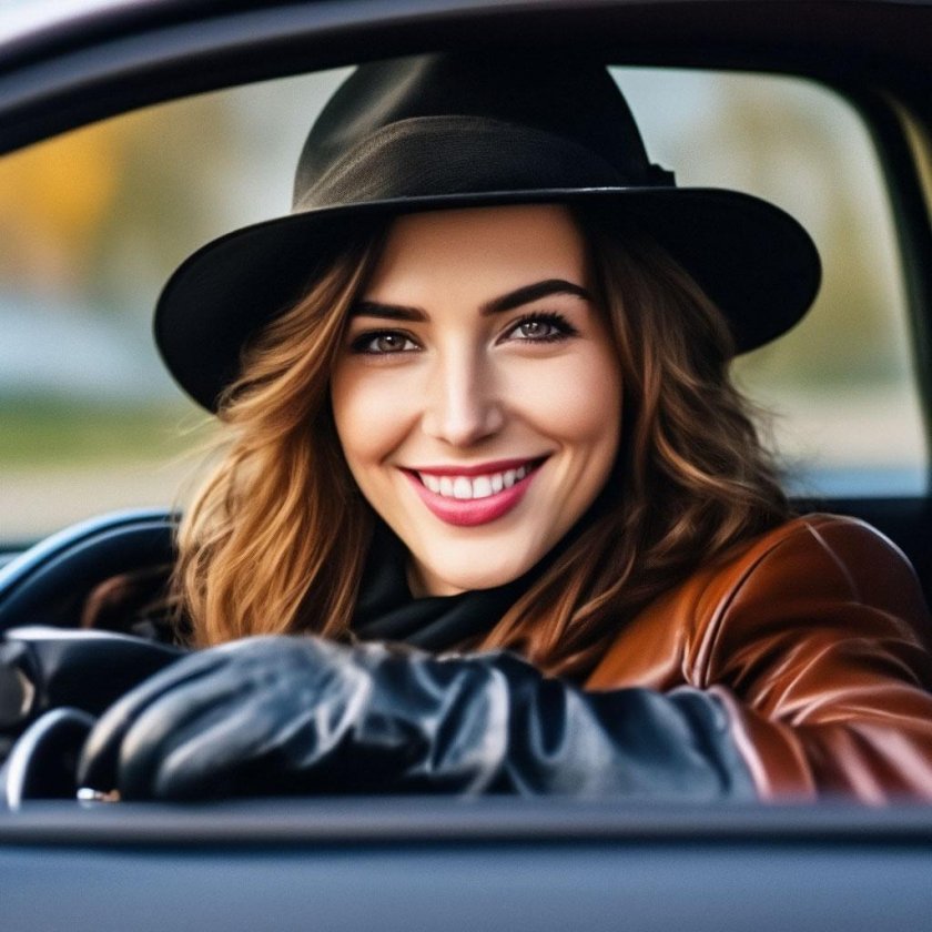 Улыбающаяся женщина