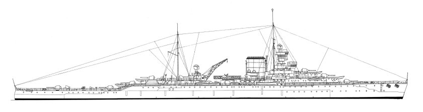 Крейсер Дидо чертежи
