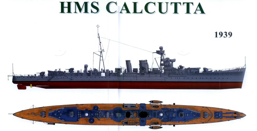 HMS Calcutta 1/350
