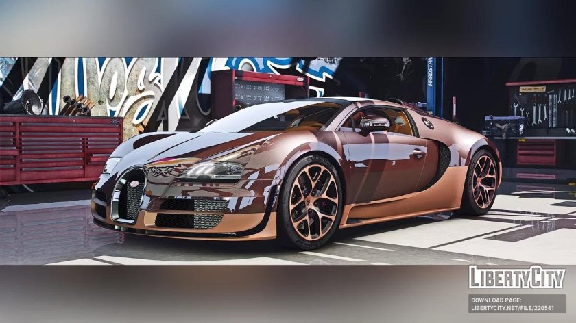 Машина bugatti