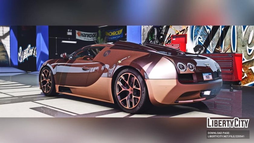 Bugatti veyron для gta 4